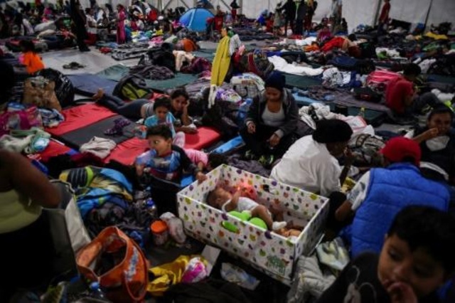 5500 مهاجر متجهين إلى الولايات المتحدة وصلوا إلى مكسيكو