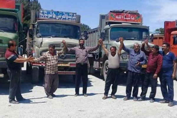 إضراب سائقي الشاحنات في إيران مستمر منذ أسابيع