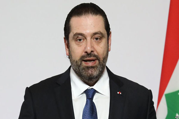 الرئيس المكلف تشكيل الحكومة اللبنانية سعد الحريري