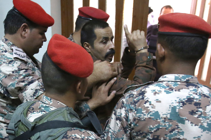 الجندي التوايهة بعد صدور الحكم لتورطه بقتل الجنود الاميركيين