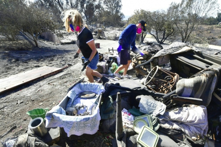 حصيلة حريق كاليفورنيا ترتفع إلى 50 قتيلا