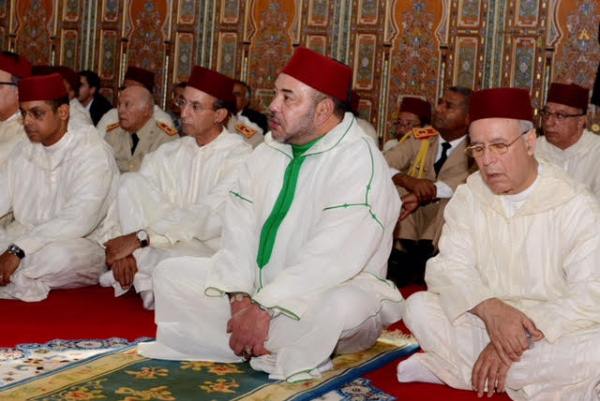 الملك محمد السادس وأحمد التوفيق وزير الأوقاف والشؤون الإسلامية - أرشيف