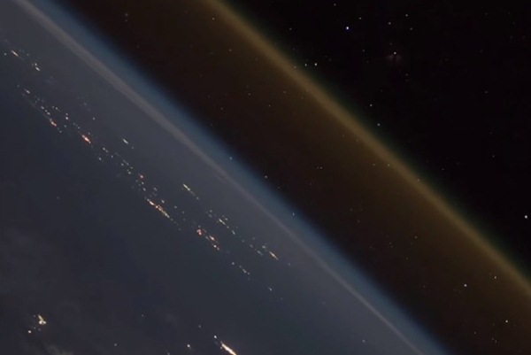 صورة من الفيديو الذي نشرته وكالة الفضاء الأوروبية