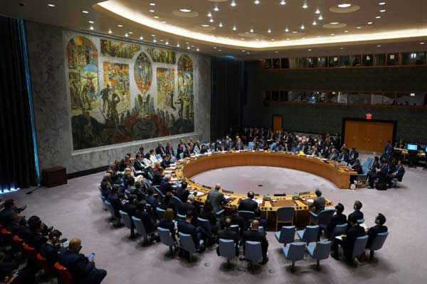 مجلس الأمن الدولي في مقر الأمم المتحدة في نيويورك بتاريخ 27 سبتمبر 2018