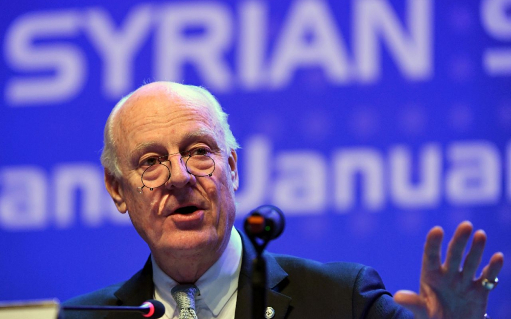 المبعوث الخاص للأمم المتحدة الى سوريا ستيفان دي ميستورا