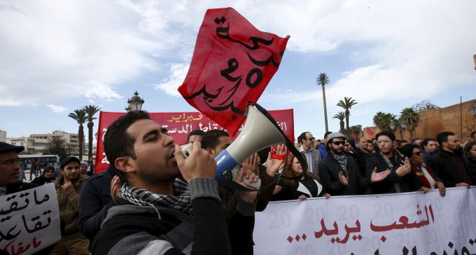 حركة 20 فبراير أقوى الاحتجاجات الاجتماعية بالمغرب