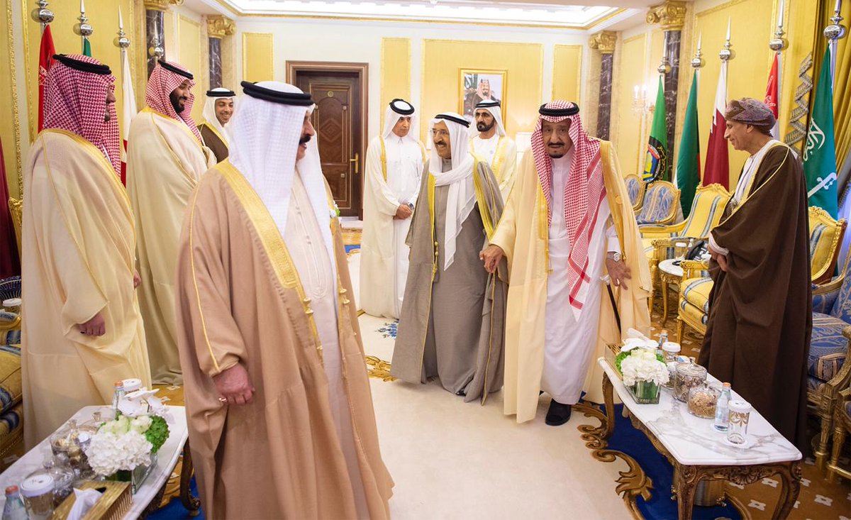 قادة ومسؤولي مجلس التعاون الخليجي في الرياض يوم الأحد