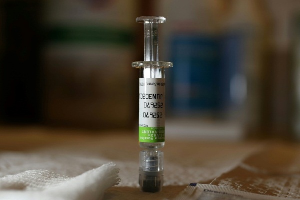 لقاح ضد الانفلونزا في صيدلية أميركية في 04 أكتوبر 2018 في ميامي