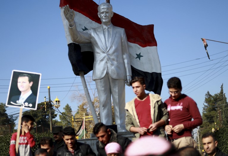 تظاهرة مؤيدة لبشار الأسد
