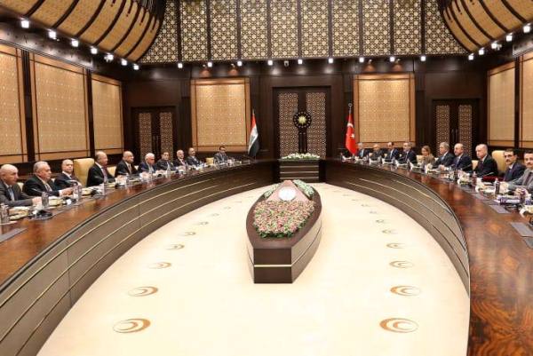 المباحثات العراقية التركية في أنقرة برئاسة الرئيسين صالح وأردوغان