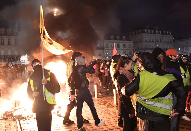 جانب من تظاهرات السبت في باريس