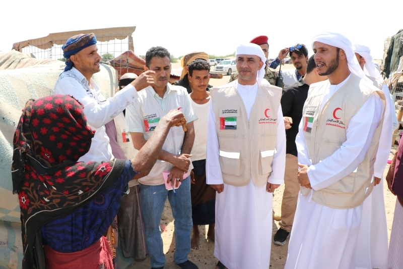 مساعدات إماراتية إلى حضرموت اليمنية