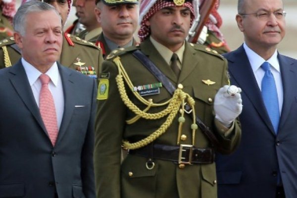 الرئيس العراقي والعاهل الأردني