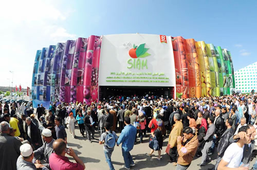 جانب من الملتقى الدولي للفلاحة في مكناس العام الماضي 