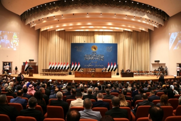 مجلس النواب العراقي يصوت على منح الثقة للحكومة الجديدة في 24 أكتوبر 2018 في بغداد