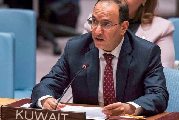 المندوب الكويتي الدائم لدى الأمم المتحدة السفير منصور العتيبي