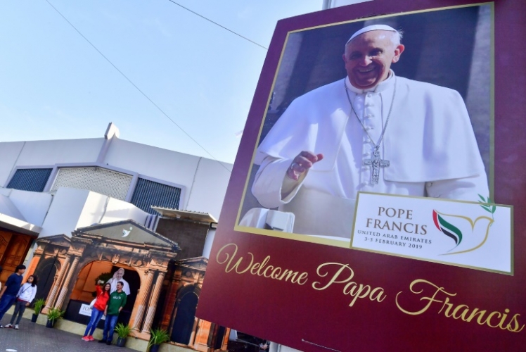 زيارة تاريخية للبابا فرنسيس إلى الامارات