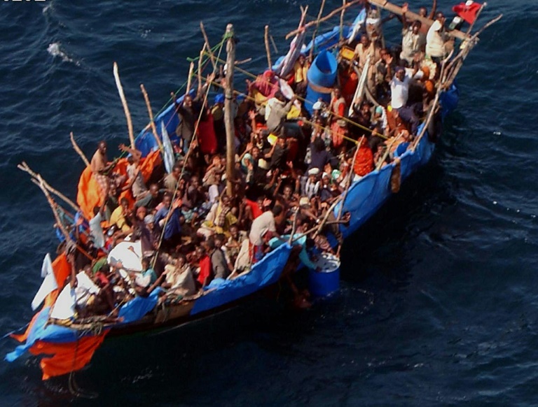 ارتفاع حصيلة قتلى غرق مركبي المهاجرين قبالة جيبوتي الى 58 قتيلا