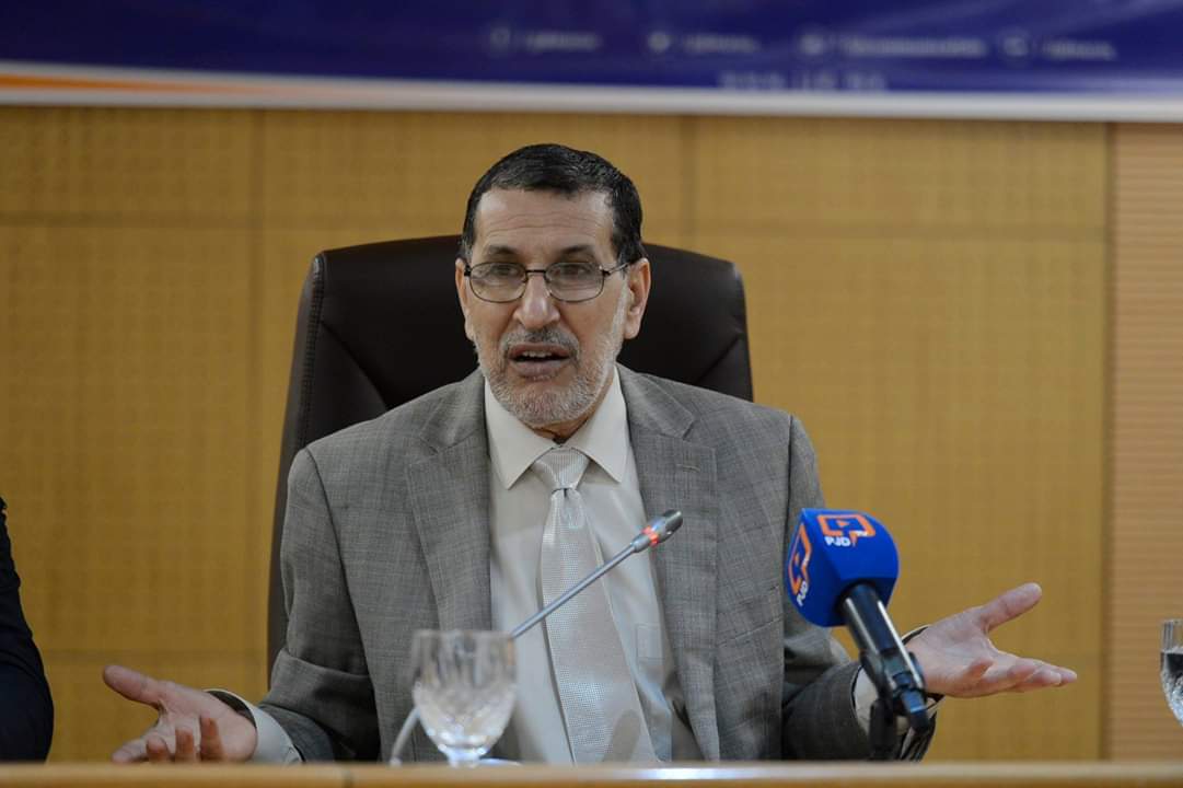  سعد الدين العثماني رئيس الحكومة وأمين عام حزب العدالة والتنمية المغربي 