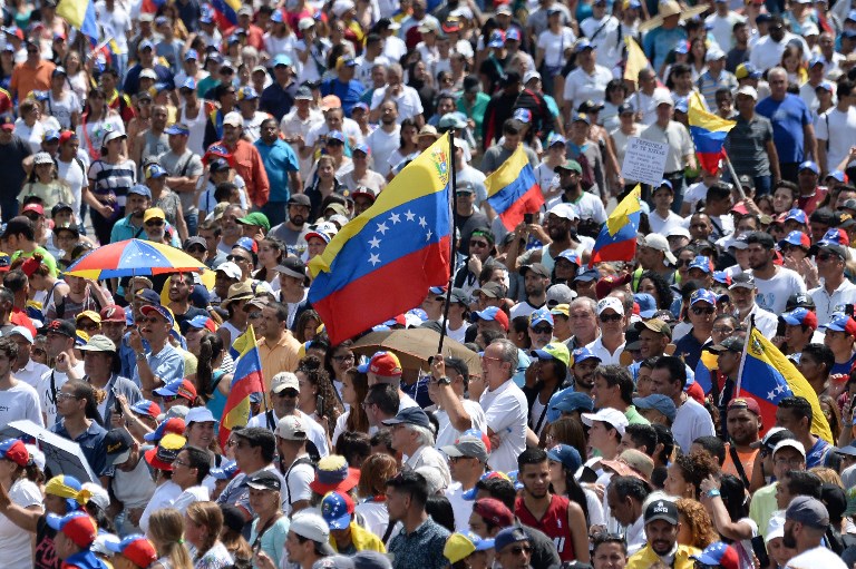 تظاهرة للمعارضة الفنزويلية