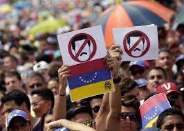 تظاهرة جديدة بدعوة من المعارضة للمطالبة بدخول المساعدة الى فنزويلا