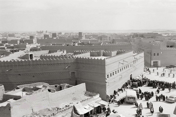 قصر خريمس في الرياض وهو قصر الضيافة عام 1949م