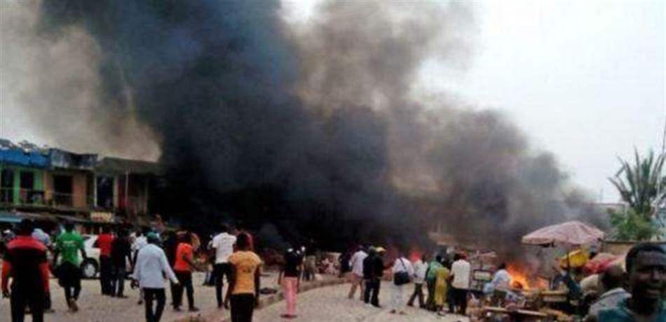 دوي انفجارات في مايدوغوري النيجيرية قبيل الانتخابات