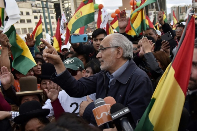 المعارضة تتظاهر ضد ترشح الرئيس موراليس لولاية رابعة في بوليفيا