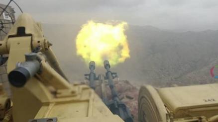 قتلى وجرحى في صفوف الحوثيين في قصف مدفعي بجبهة نهم