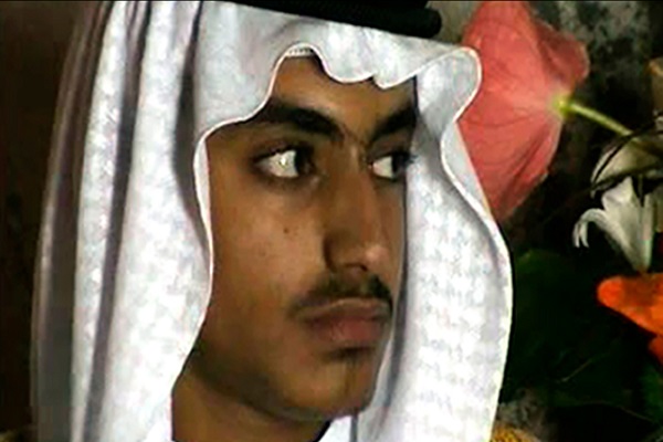 حمزة بن لادن في زفافه