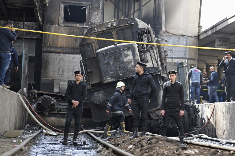  حادث قطار محطة رمسيس في القاهرة