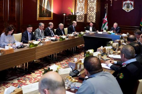 عاهل الأردن مترئسا اجتماع مجلس السياسات 