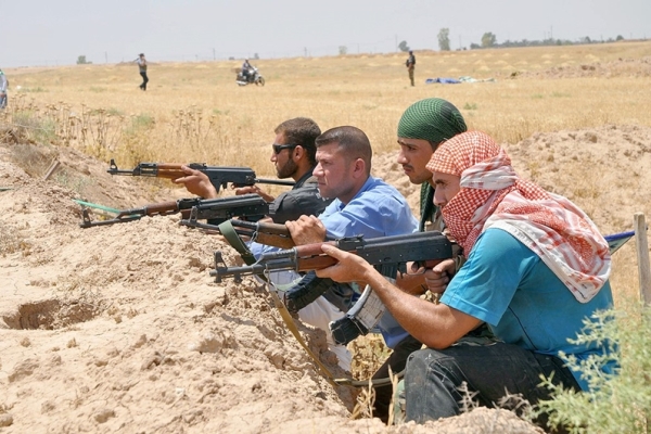 الحشد الشعبي التركماني مقاتلوه في جبهة المواجهة مع داعش
