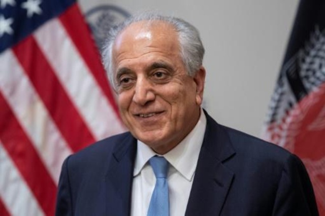 الموفد الأميركي الخاص إلى أفغانستان زلماي خليل زاد في واشنطن في 8 شباط/فبراير 2019