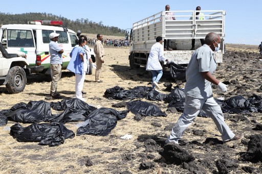157 قتيلاً في تحطم طائرة للخطوط الإثيوبية قرب أديس أبابا