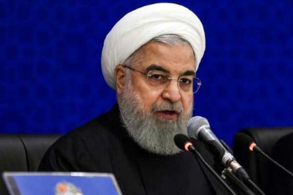 الرئيس الإيراني حسن روحاني يتحدث في العاصمة طهران في 8 ديسمبر 2018