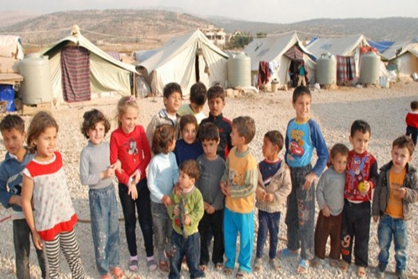 أطفال سوريون لاجئون في لبنان