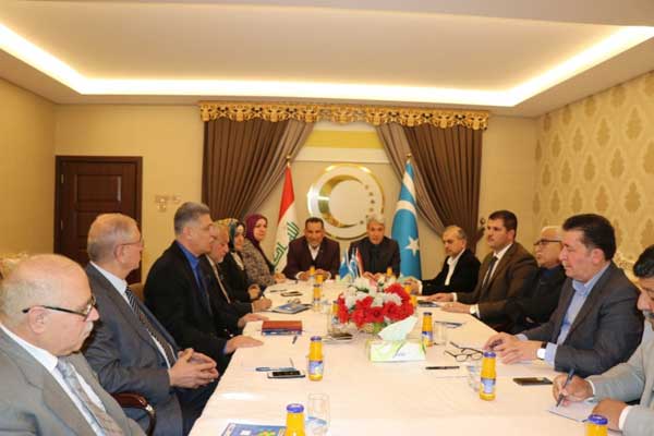 ممثلو الأحزاب والقوى التركمانية في محافظة كركوك