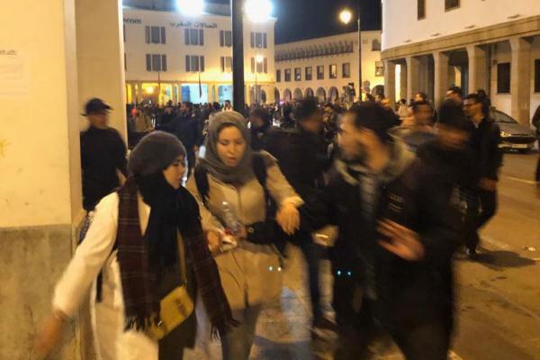 الأمن المغربي يفض احتجاج آلاف من المدرسين المتعاقدين في الرباط