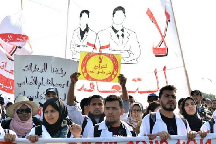 الداخلية المغربية: فض اعتصام الأساتذة كان قانونيًا... و26 أمنيا اصيبوا فيه
