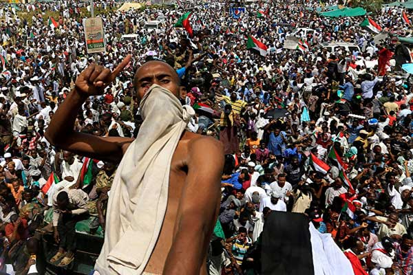 من الاحتجاجات السودانية الأخيرة