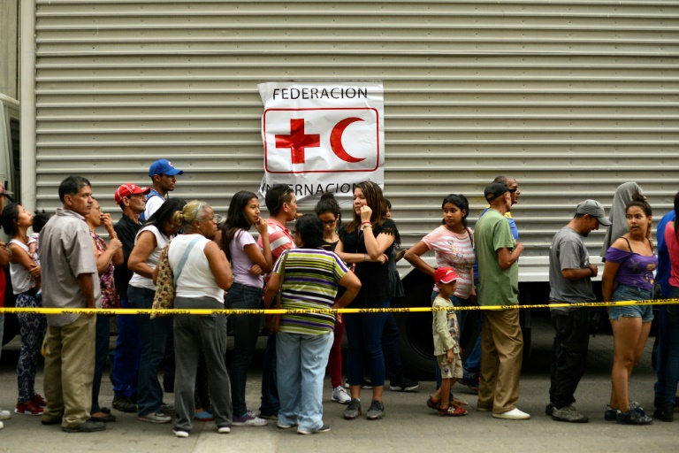  الصليب الأحمر يعلن وصول شحنة مساعدات جديدة إلى فنزويلا في مايو