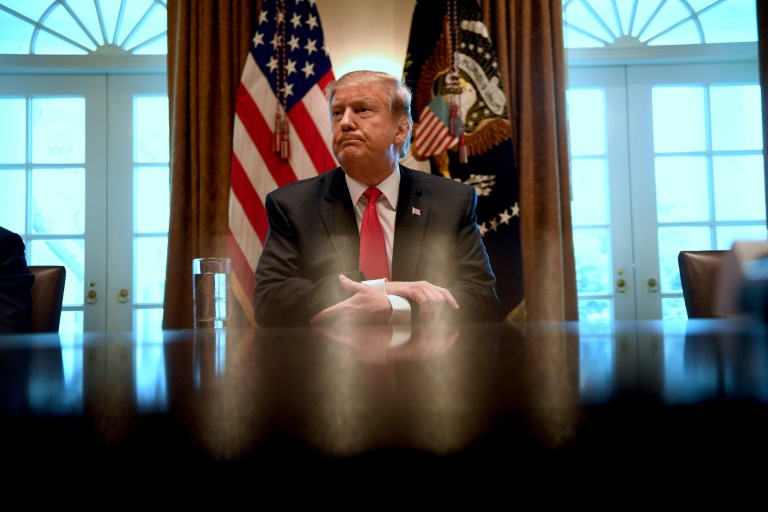 الرئيس الأميركي دونالد ترمب في واشنطن في الأول من فبراير 2019