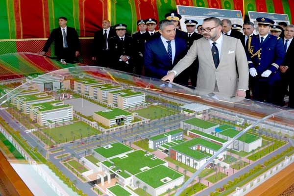 العاهل المغربي الملك محمد السادس يعطي بالرباط انطلاقة أشغال إنجاز مقر جديد للمديرية العامة للأمن الوطني