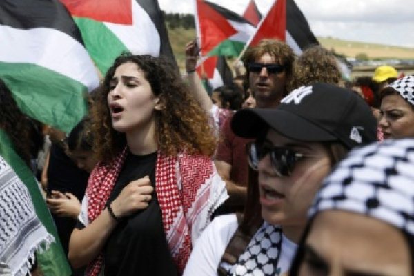 مسيرة العودة في قرية خبيزة المهجرة في إسرائيل: يوم استقلالكم يوم نكبتنا