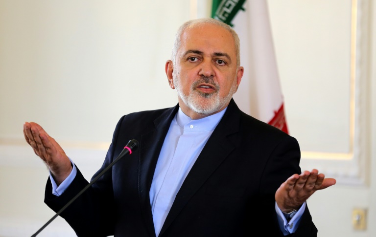 وزير الخارجية الإيراني محمد جواد ظريف في طهران في 13 فبراير 2019