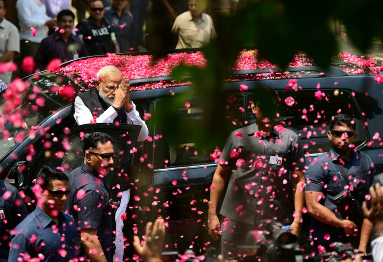 ناريندرا مودي في خلوة مع قرب انتهاء الانتخابات في الهند
