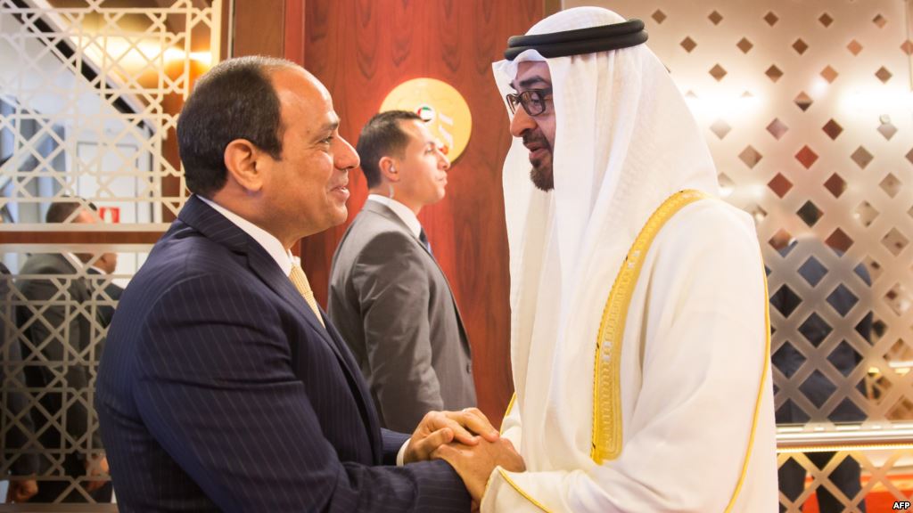 الرئيس المصري يستقبل الشيخ محمد بن زايد في القاهرة