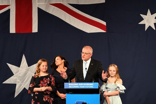 الائتلاف المحافظ في استراليا يحقق فوزا مفاجئا في الانتخابات