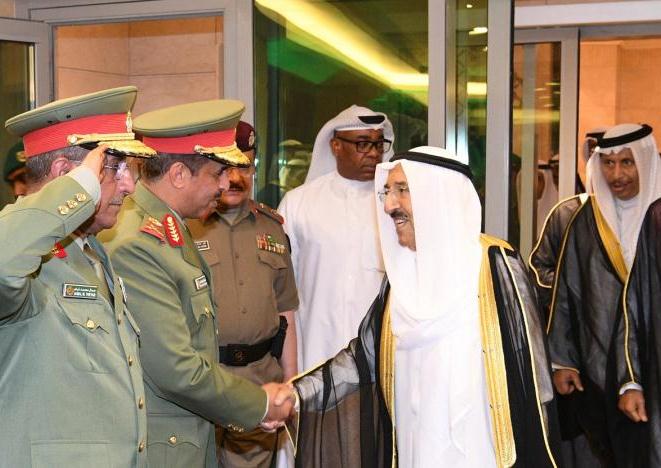 أمير الكويت يزور الرئاسة العامة للحرس الوطني